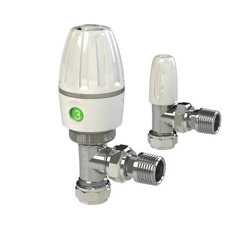 PEGLER TERRIER TRV + LOCKSHIELD VALVE PACK